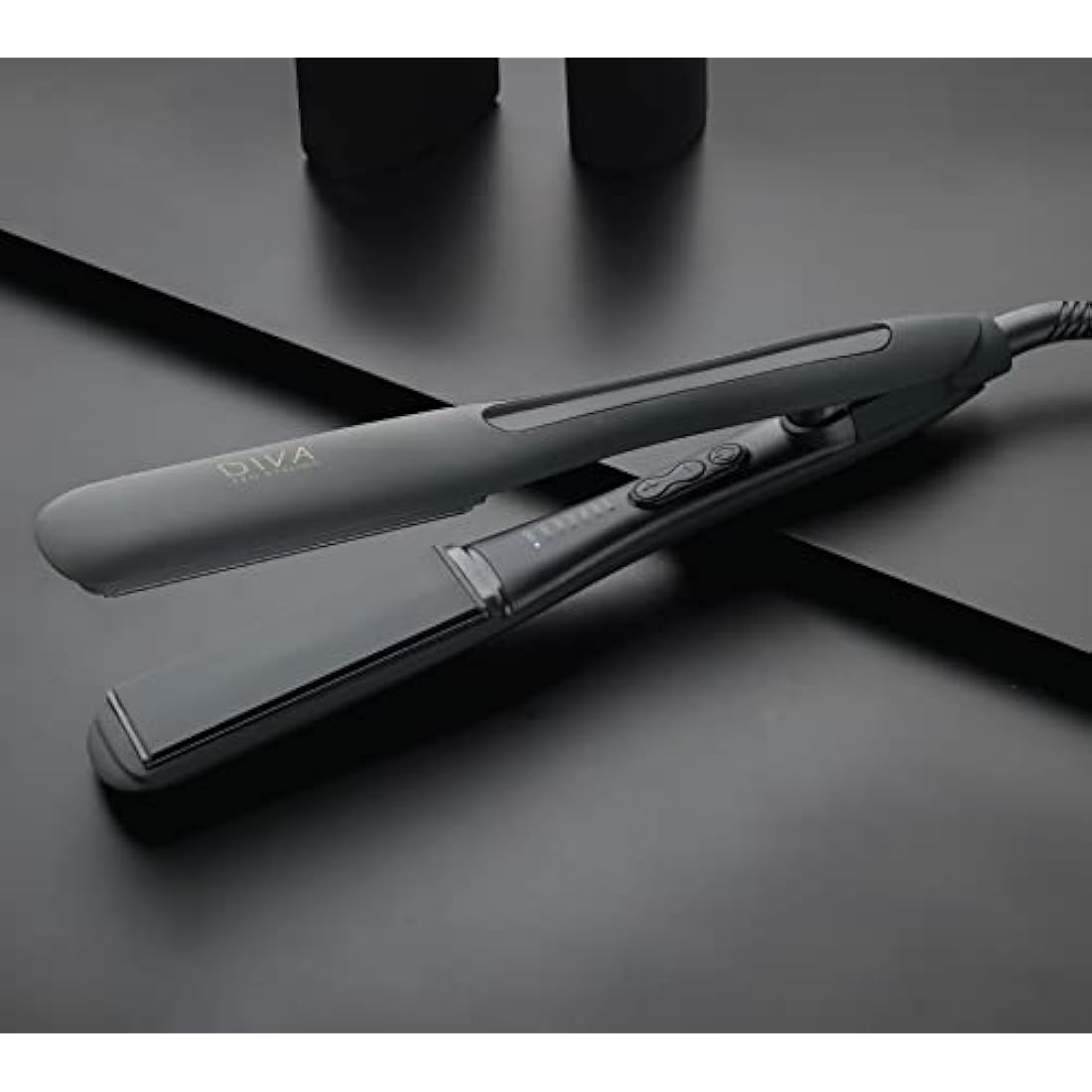 Diva Pro Wide Digital Hair Straightener | Keratin & Argan Oil Ceramic