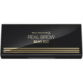 Max Factor Real Brow Duo Kit – Two-Tone Eyebrow Palette, 003 Dark