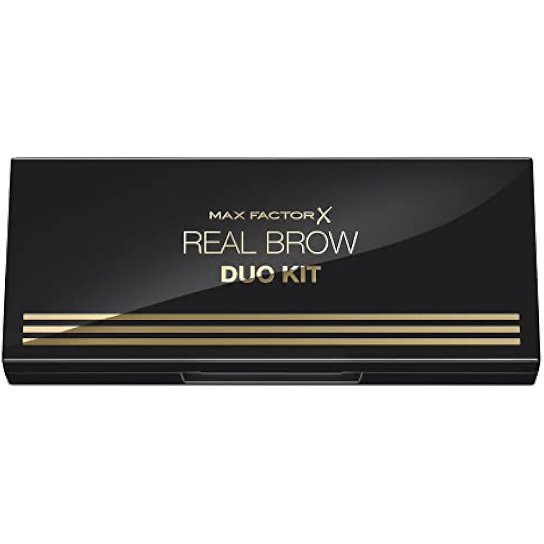 Max Factor Real Brow Duo Kit – Two-Tone Eyebrow Palette, 003 Dark