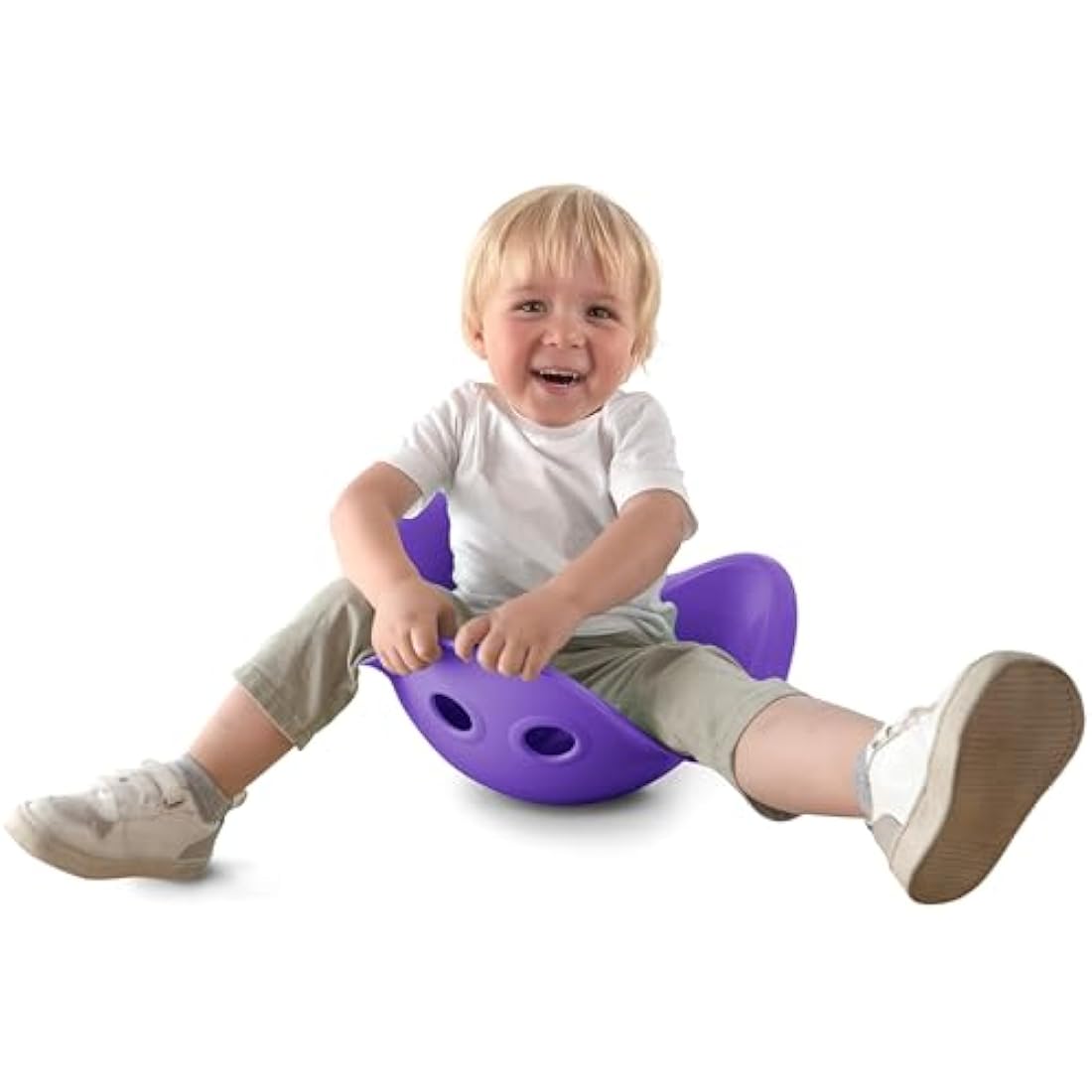 MOLUK Bilibo Open-Ended Sensory Toy Bowl for Kids, Purple