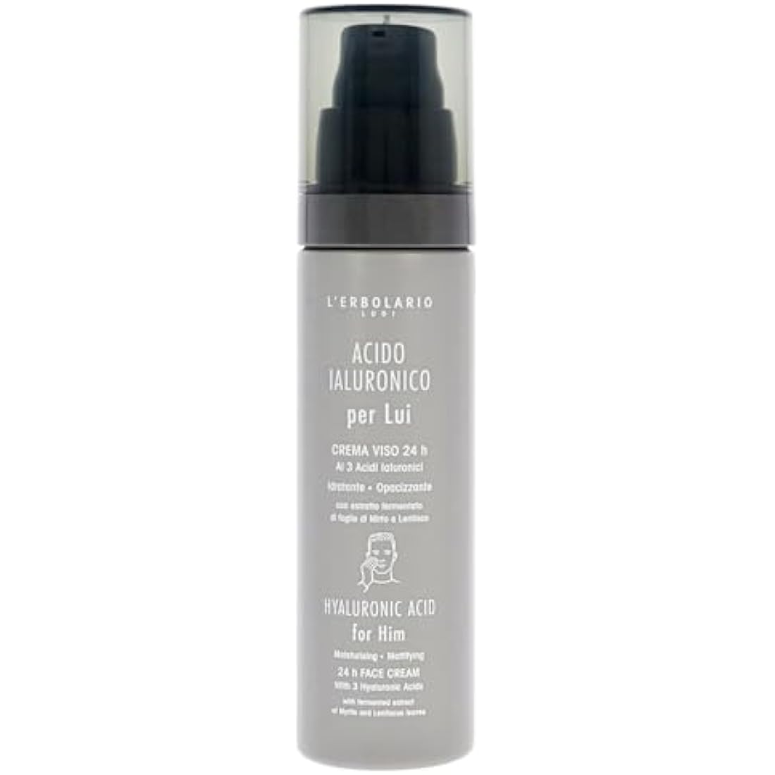 L'Erbolario Hyaluronic Acid Mattifying Face Cream for Men – 1.6 oz
