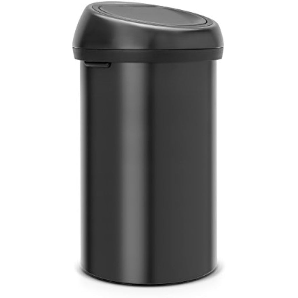 Brabantia 60L Kitchen Touch Bin – Large Matt Black Waste Bin