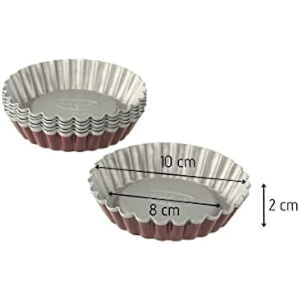 Dr. Oetker Tartelet Moulds – Set of 6 Classic 10cm Pastry Baking Tools