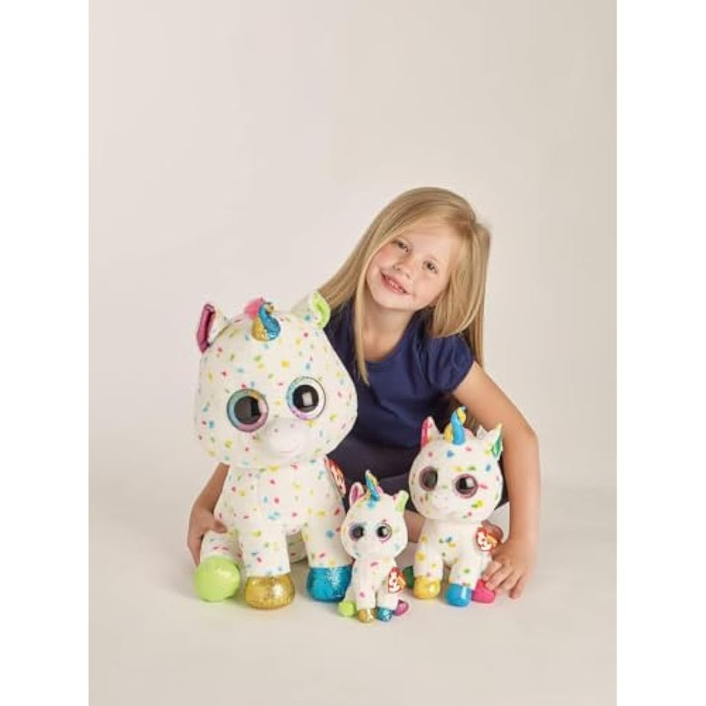 Ty Beanie Boos Harmonie Unicorn Plush Toy – Retro Style Stuffed Animal