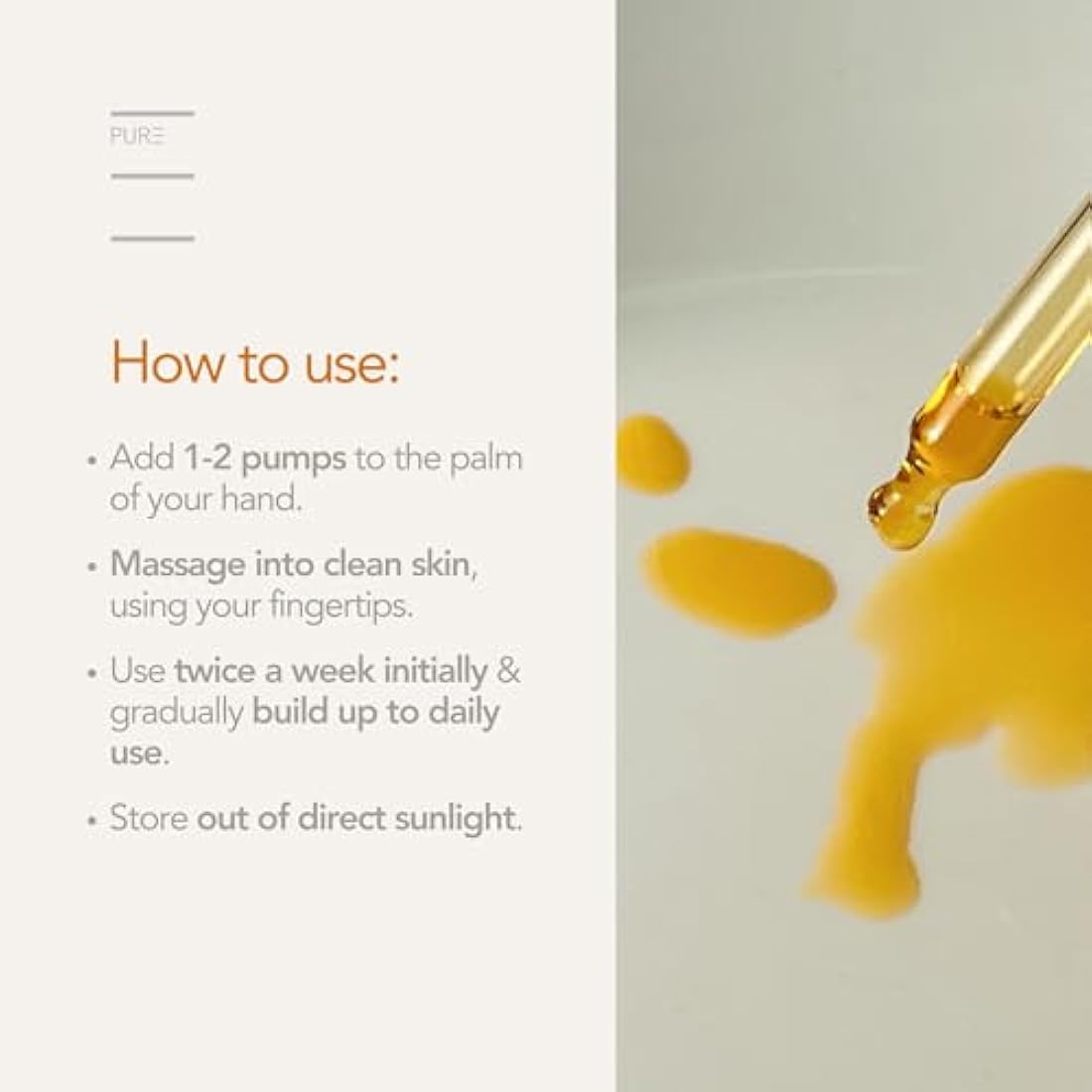 PURE Spa Skincare Organic Rosehip Oil – Cold-Pressed Face & Body Oil 100ml