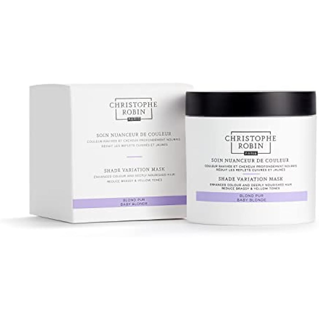 Christophe Robin Baby Blond Shade Variation Mask – Color Reviving Treatment