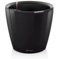 Lechuza Classico 50 LS Self-Watering Planter | Black High-Gloss Pot