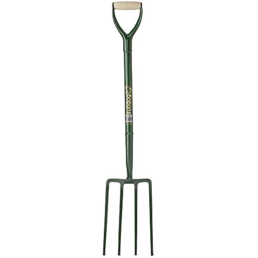 Bulldog 5TFAM All Metal Trenching Fork – 4 Prong Solid Forged Steel