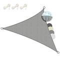 Sol Royal SolVision HS9 Triangle Sun Shade Sail - 7x5x5m HDPE Grey