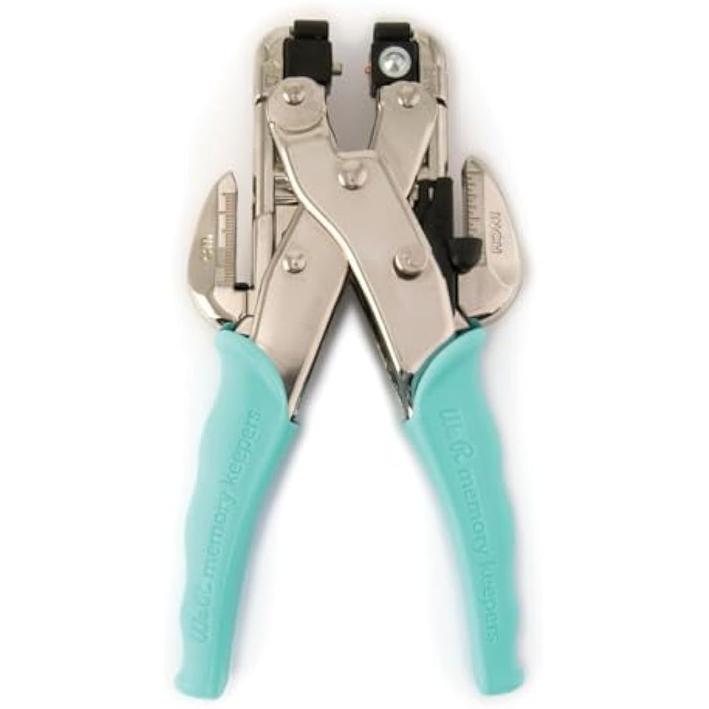 We R Memory Keepers Crop-A-Dile Hole Punch & Eyelet Setter - Blue
