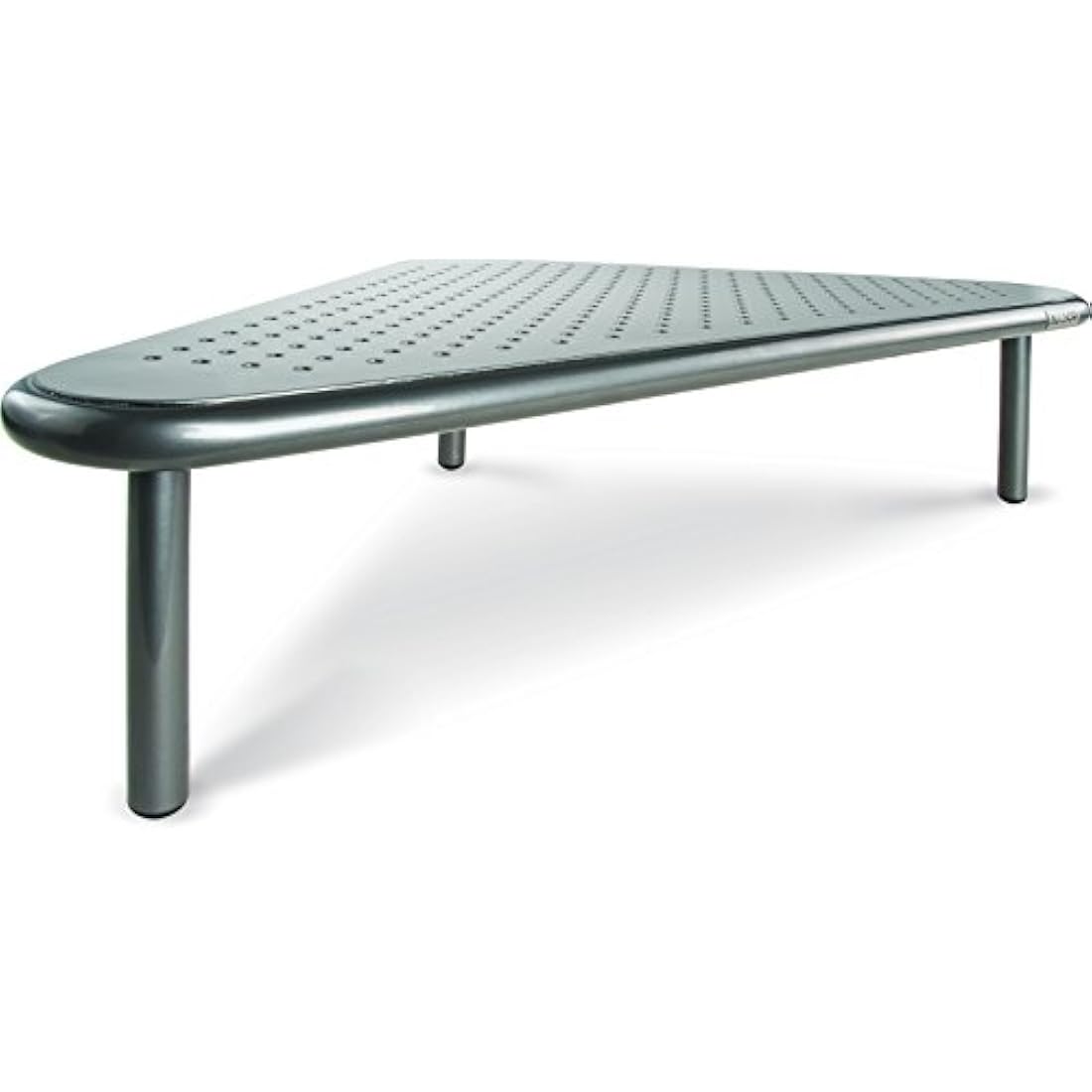 Allsop Metal Art Corner Monitor Stand – Silver Steel Ergonomic Riser