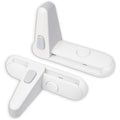Child Proof Door Lever Lock – 2 Pack White Safety Latch