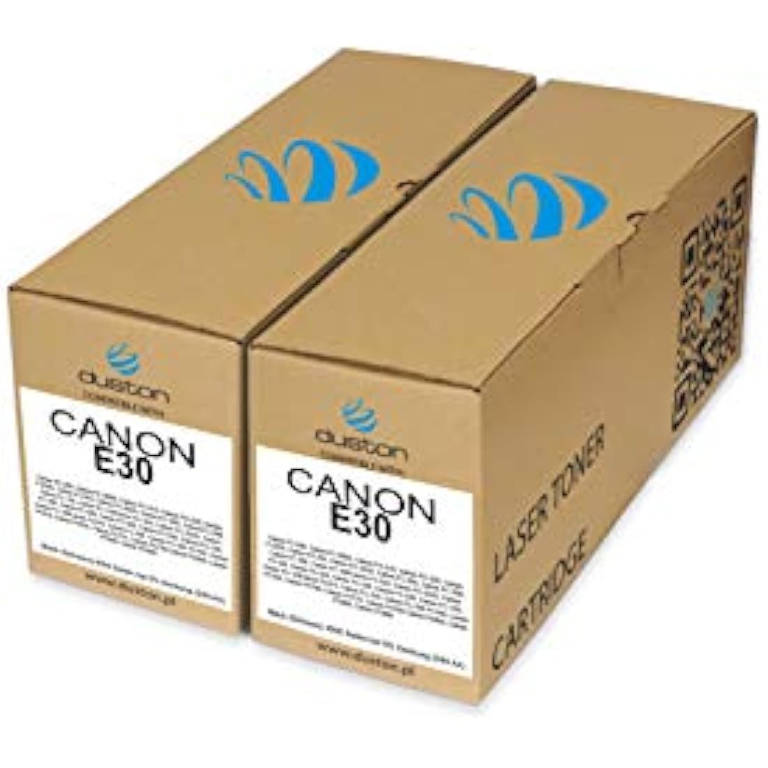 Duston E30 Black Toner Cartridge 2-Pack | Compatible with Canon FC & PC Series