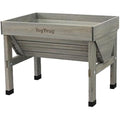 VegTrug Small Raised Bed Vegetable Planter – Grey Wooden Garden Bed