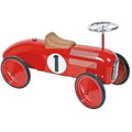 GoKi Red Metal Ride-On Vehicle – Vintage Style Toddler Push Car