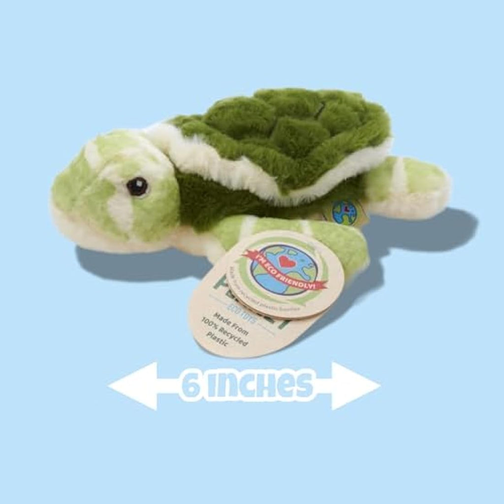 Deluxe Paws Your Planet Turtle Eco Plush Toy – 15cm Recycled Soft Toy