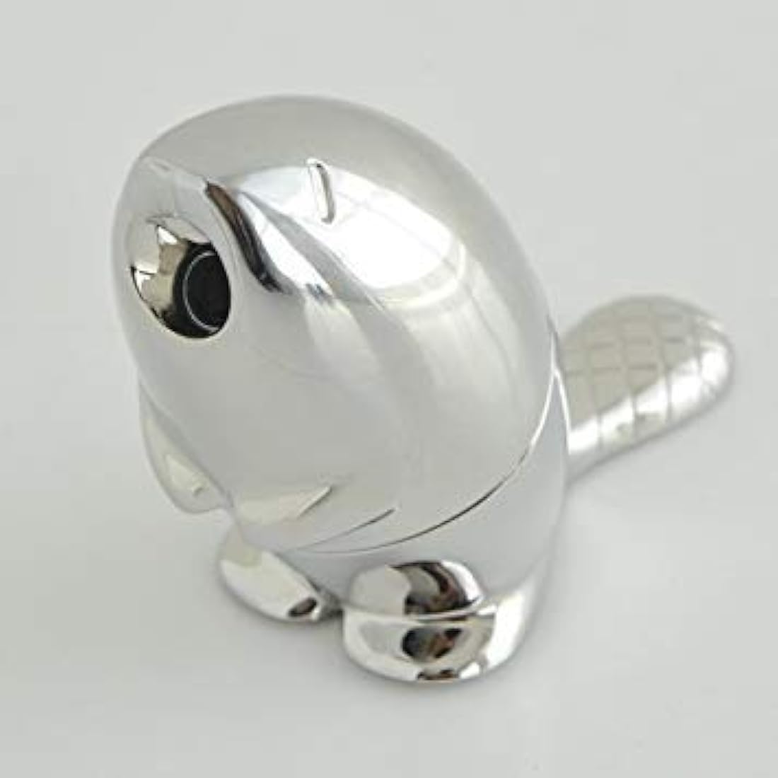 Alessi Kastor Pencil Sharpener – Chrome-Plated Silver Desk Accessory