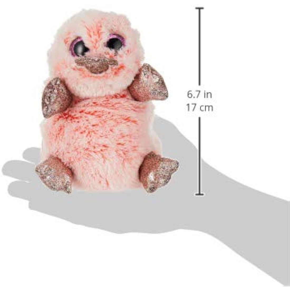 Ty Beanie Boos Wilma Pink Platypus Plush Toy - 15cm Stuffed Animal