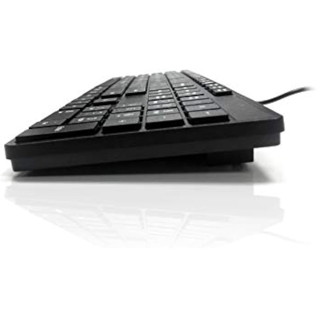 Accuratus 301 Slim Multimedia USB Keyboard – UK Layout, Black