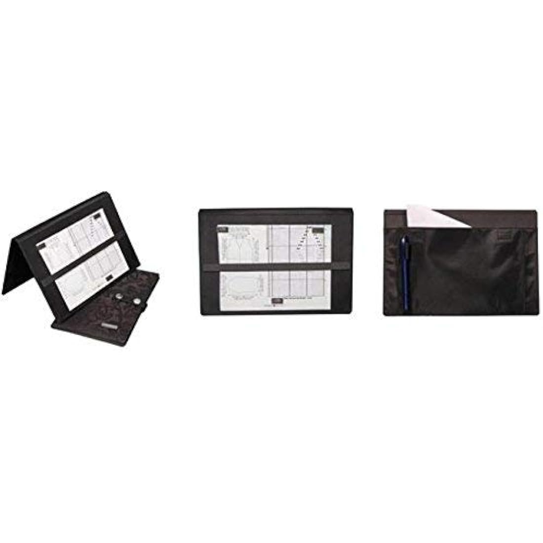KnitPro Magma Knitting Chart Keeper | Fold Up Pattern Holder, Black