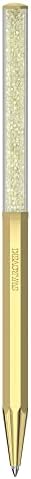 Swarovski Crystalline Ballpoint Pen | Octagon Shape | Gold-Tone Plated