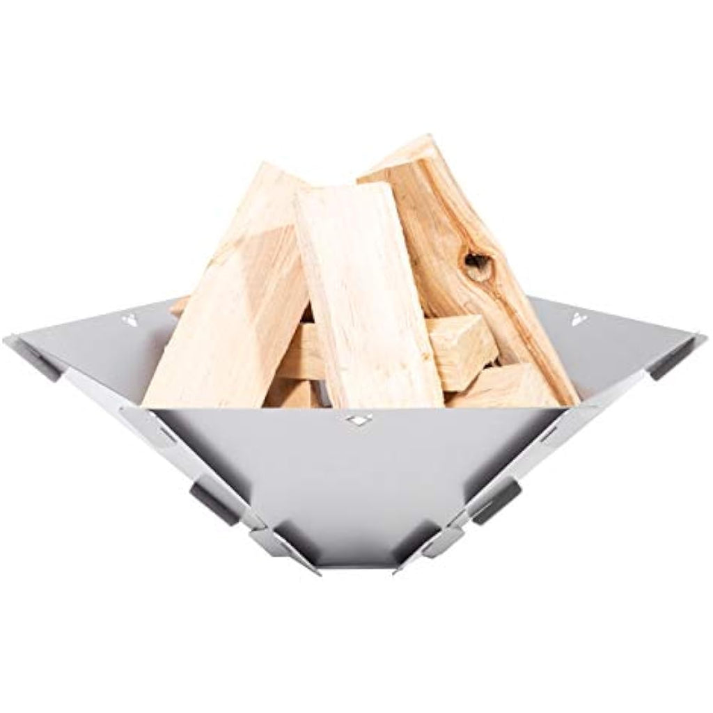 FENNEK Hexagon Portable Stainless Steel Fire Pit for Camping