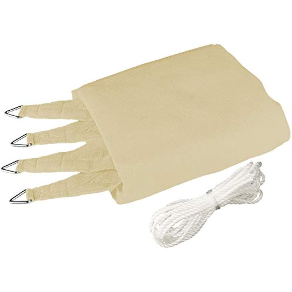 Windhager Capri Sun Sail – 4x5m HDPE UV Resistant Shade, Cream White