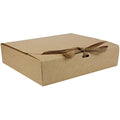 Jolof Store Brown Kraft Gift Boxes - Pack of 12 Rectangle Presentation Boxes