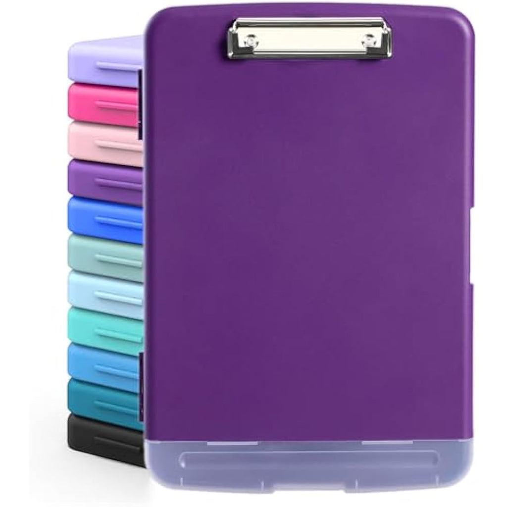 DMFLY Storage Clipboard – Heavy Duty A4 Plastic Case with Pen Holder