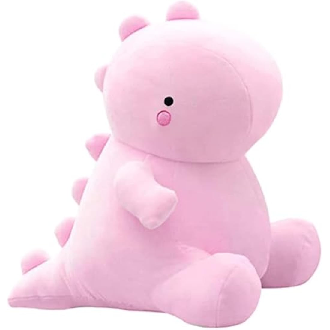 OUKEYI Cute Dinosaur Plush Stuffed Animal – Soft Kawaii Hugging Pillow, Pink