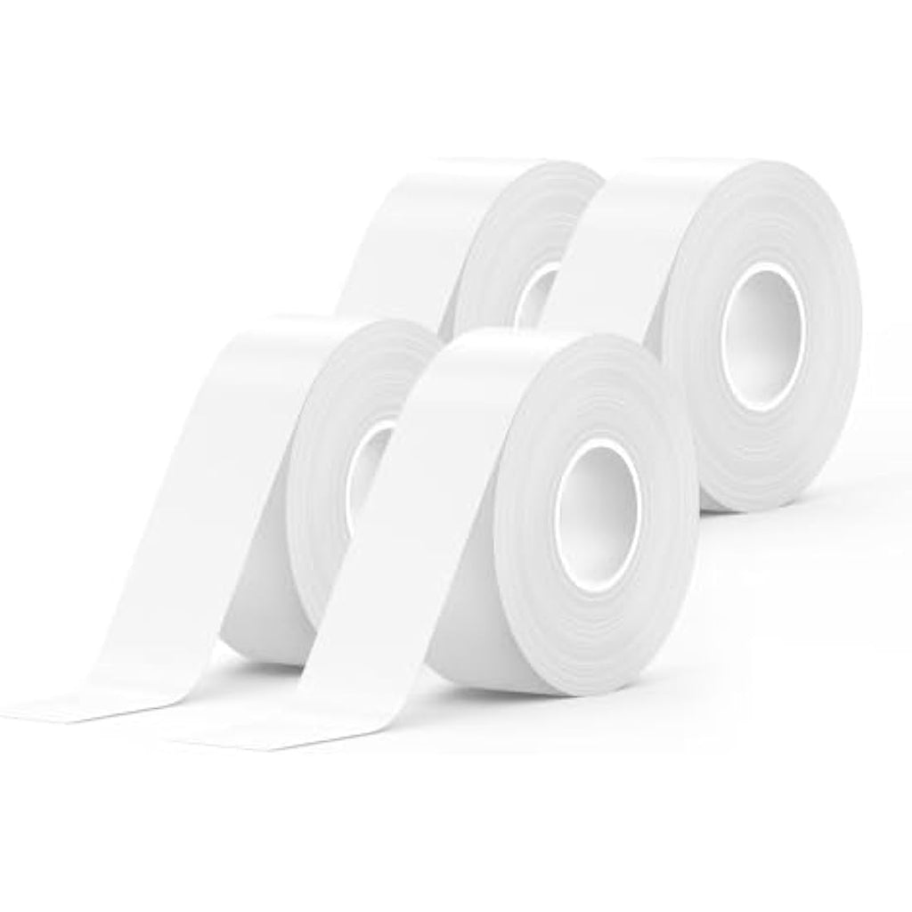 SUPVAN Label Maker Tape | 4 Rolls 15mm x 6m Waterproof Thermal Refills