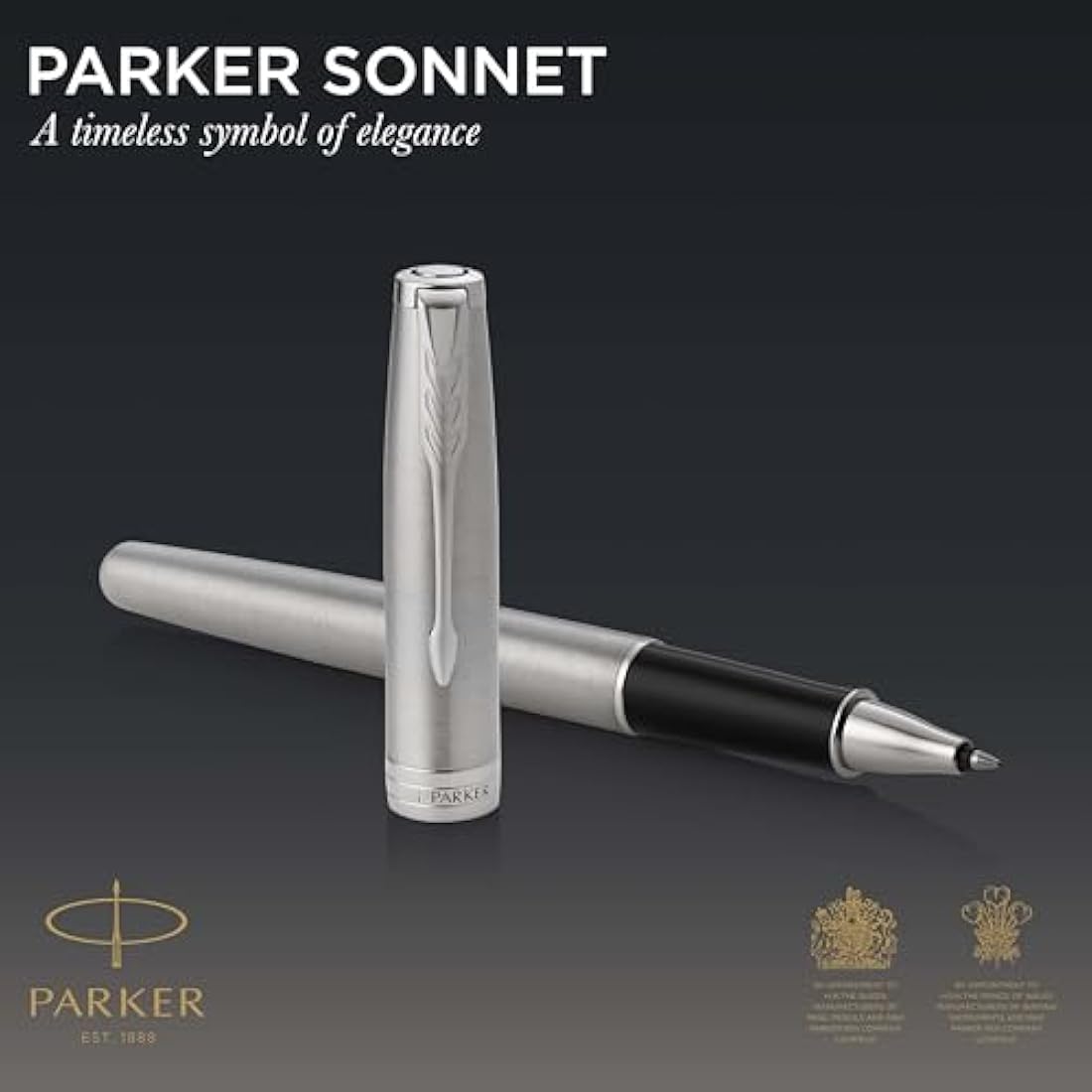 Parker Sonnet Rollerball Pen - Stainless Steel with Palladium Trim