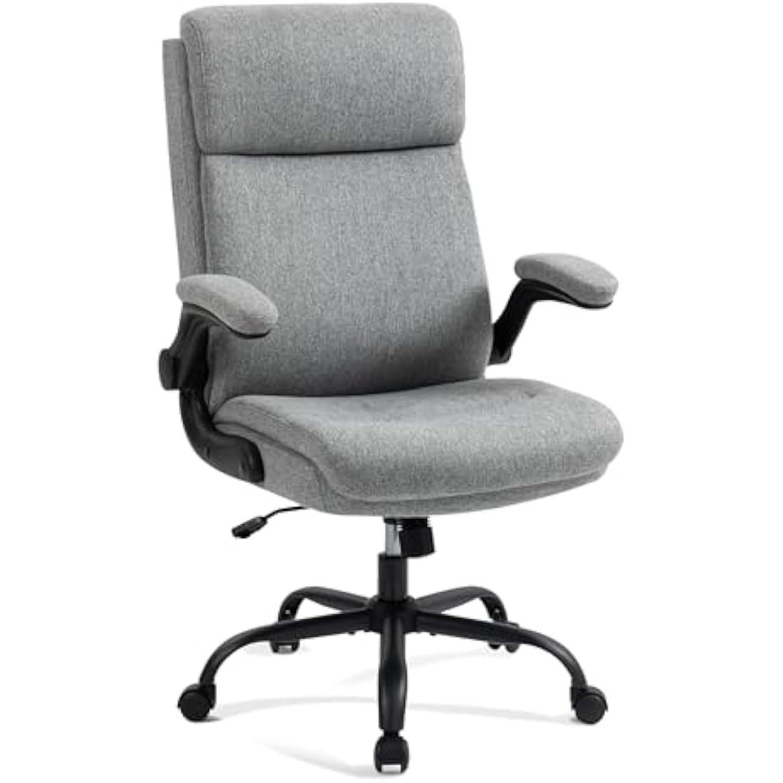 CASTLOVE Ergonomic Office Chair – Fabric Desk Chair with Flip-Up Arms