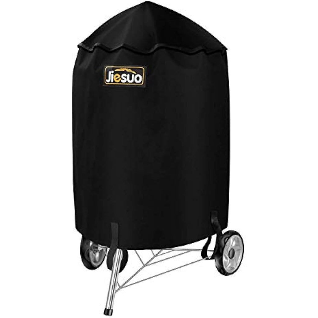 JIESUO 57cm Kettle Grill Cover – Heavy Duty Waterproof BBQ Cover