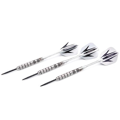 CUESOUL 95% Tungsten Steel Tip Darts Set - 30g Heavy Professional Darts