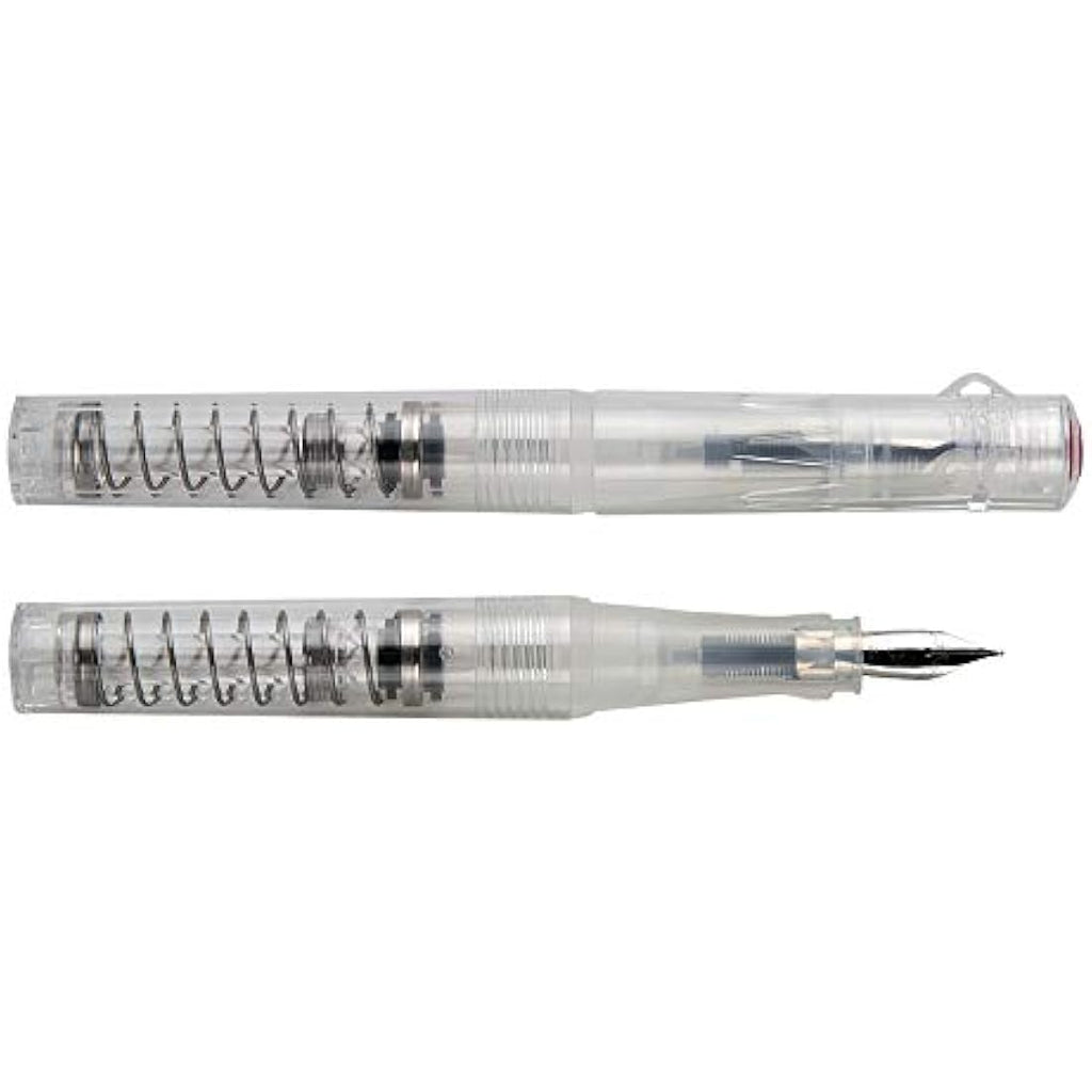 TWSBI GO Fountain Pen – Clear Transparent Body – Medium Nib (M)