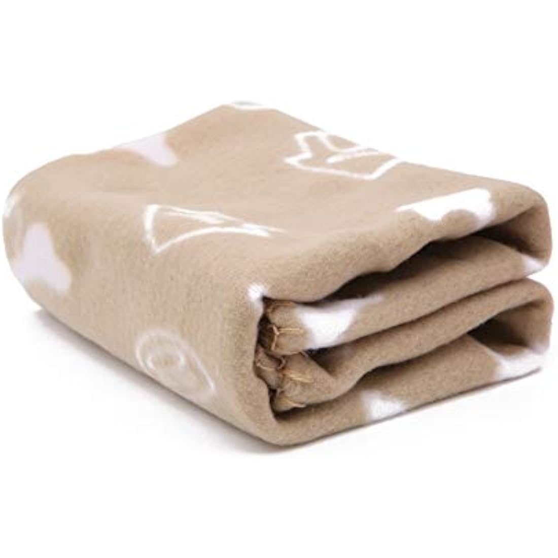 Tifee 6-Pack Soft Plush Pet Blankets | Washable Paw Print Dog Mats
