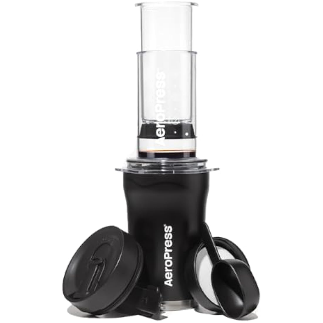 AeroPress Go Plus Portable Coffee Maker – 3-in-1 Travel Brewer & Tumbler