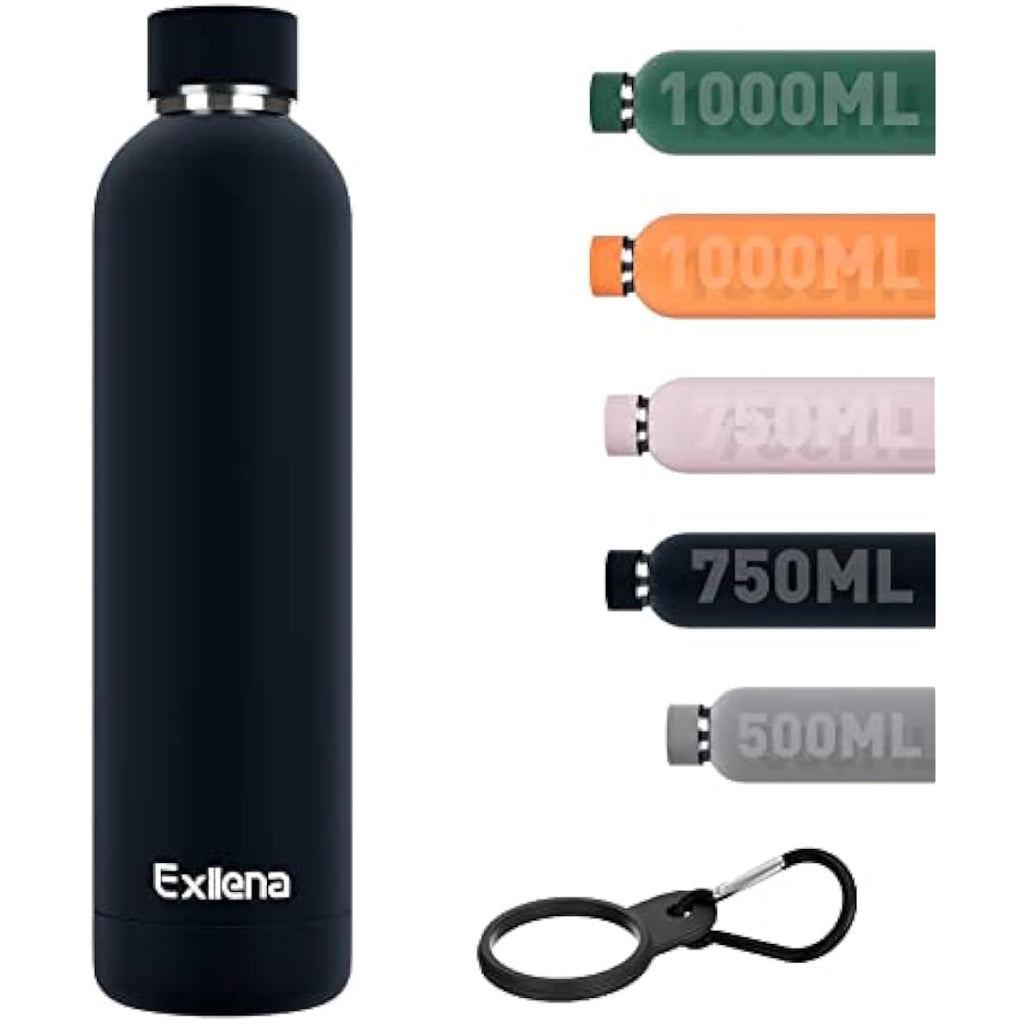 Exllena Insulated Water Bottle – 1L Stainless Steel Leakproof Flask