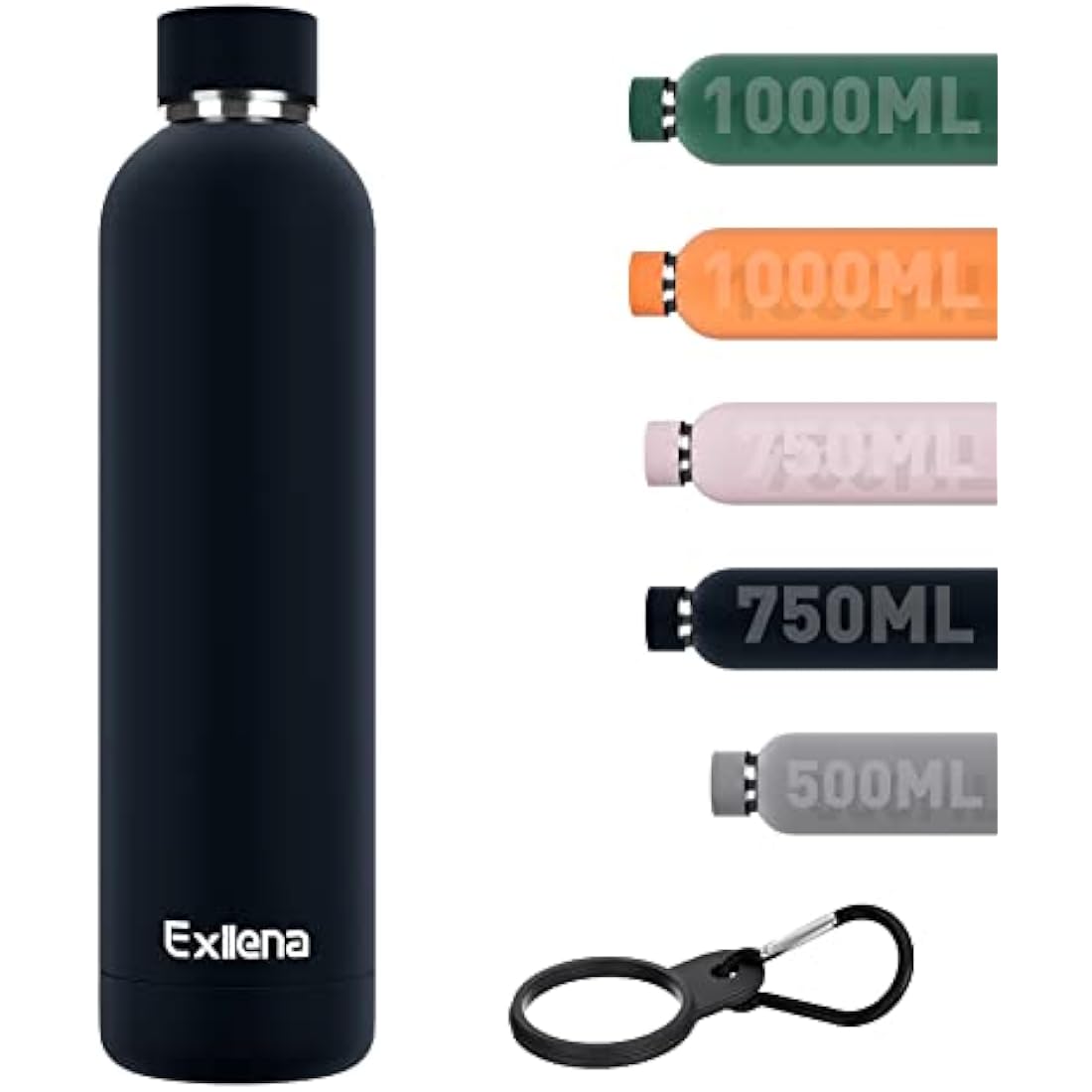 Exllena Insulated Water Bottle – 1L Stainless Steel Leakproof Flask
