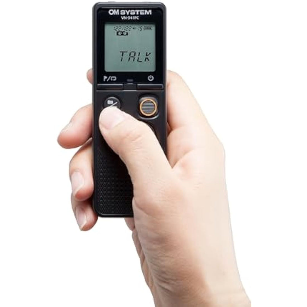 OM SYSTEM VN-541PC Digital Voice Recorder | 4GB Noise Cancellation