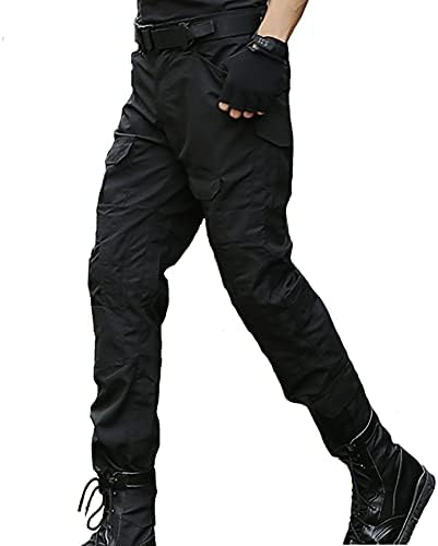Jolof Store Men's Tactical Combat Pants – Ripstop Cargo with Knee Pads