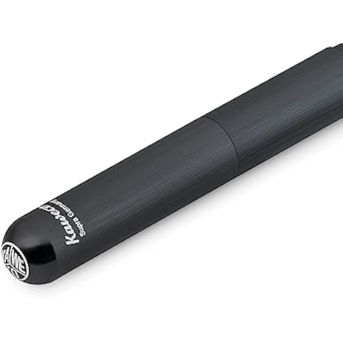 Kaweco Supra Fountain Pen - Black Aluminum - Extra Broad BB Nib