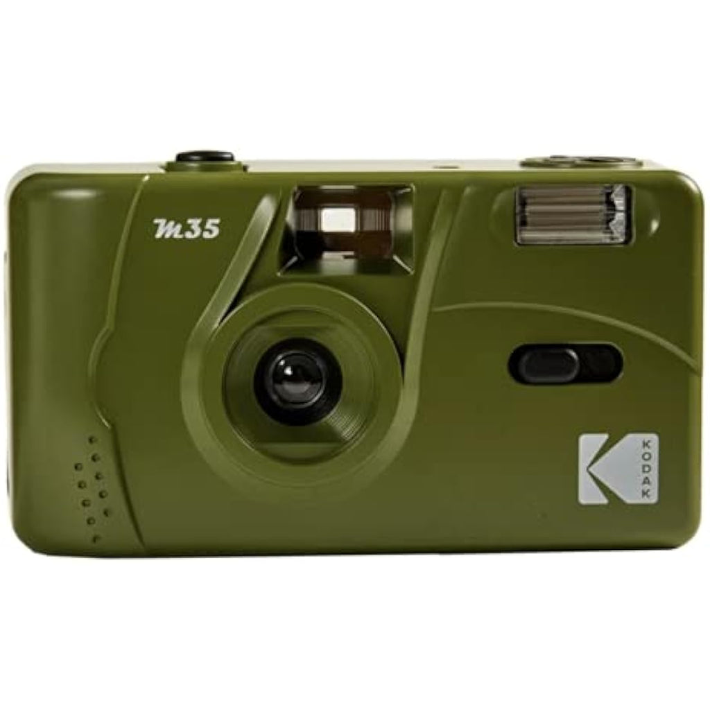 Kodak M35 35mm Film Camera | Retro Point and Shoot - Olive Green