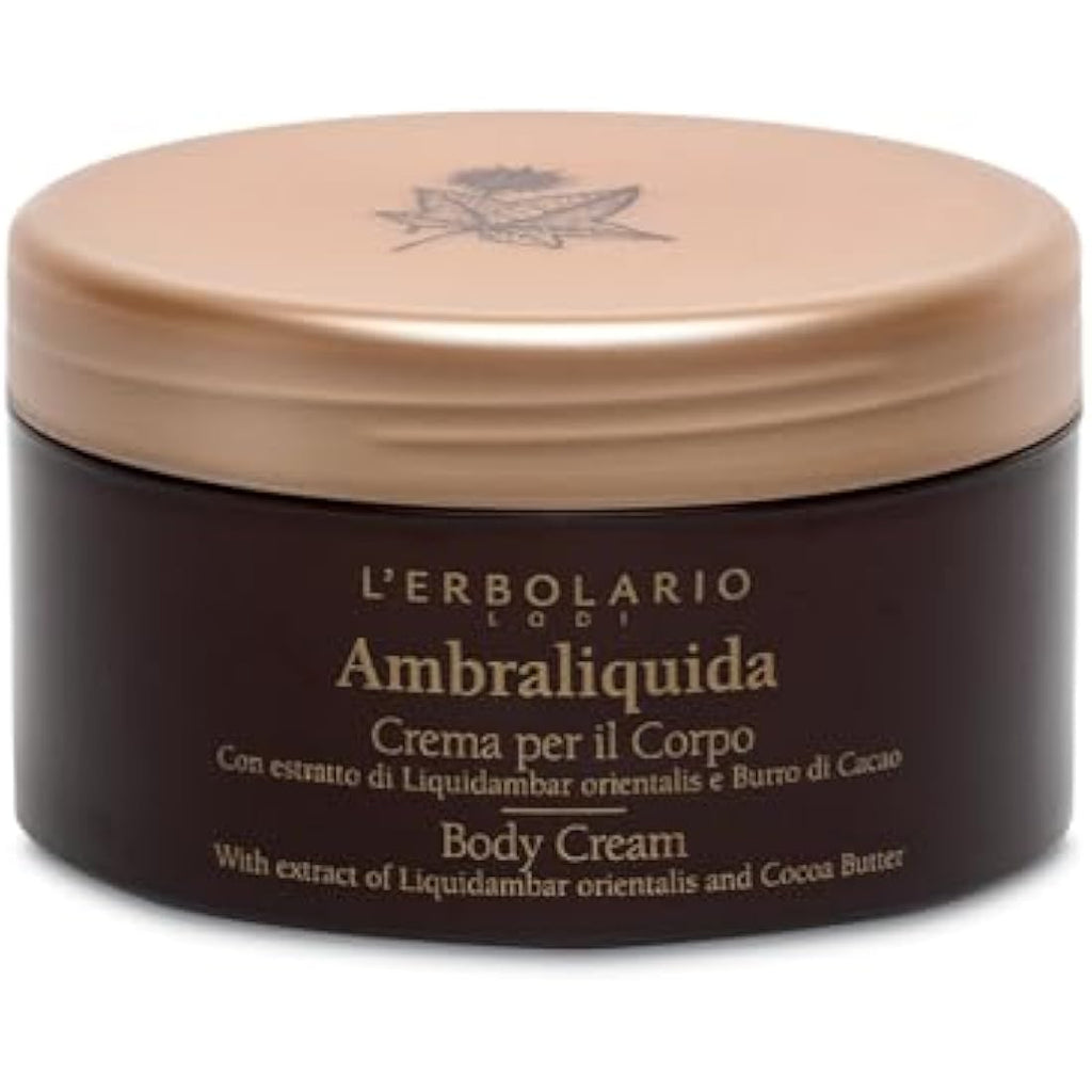 L'Erbolario Ambraliquida Perfumed Body Cream for Sensitive Skin – 250 ml