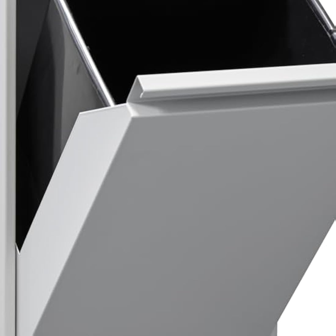 Arregui Basic Steel Recycling Bin | 3-Door Waste Cabinet, 51L - Light Grey