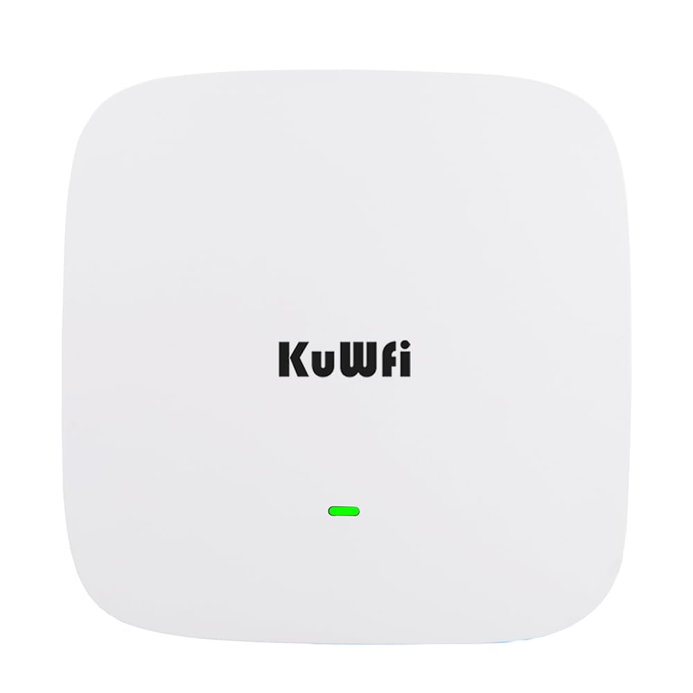 KuWFi AX1800 Gigabit Wireless Access Point | Dual Band MU-MIMO PoE