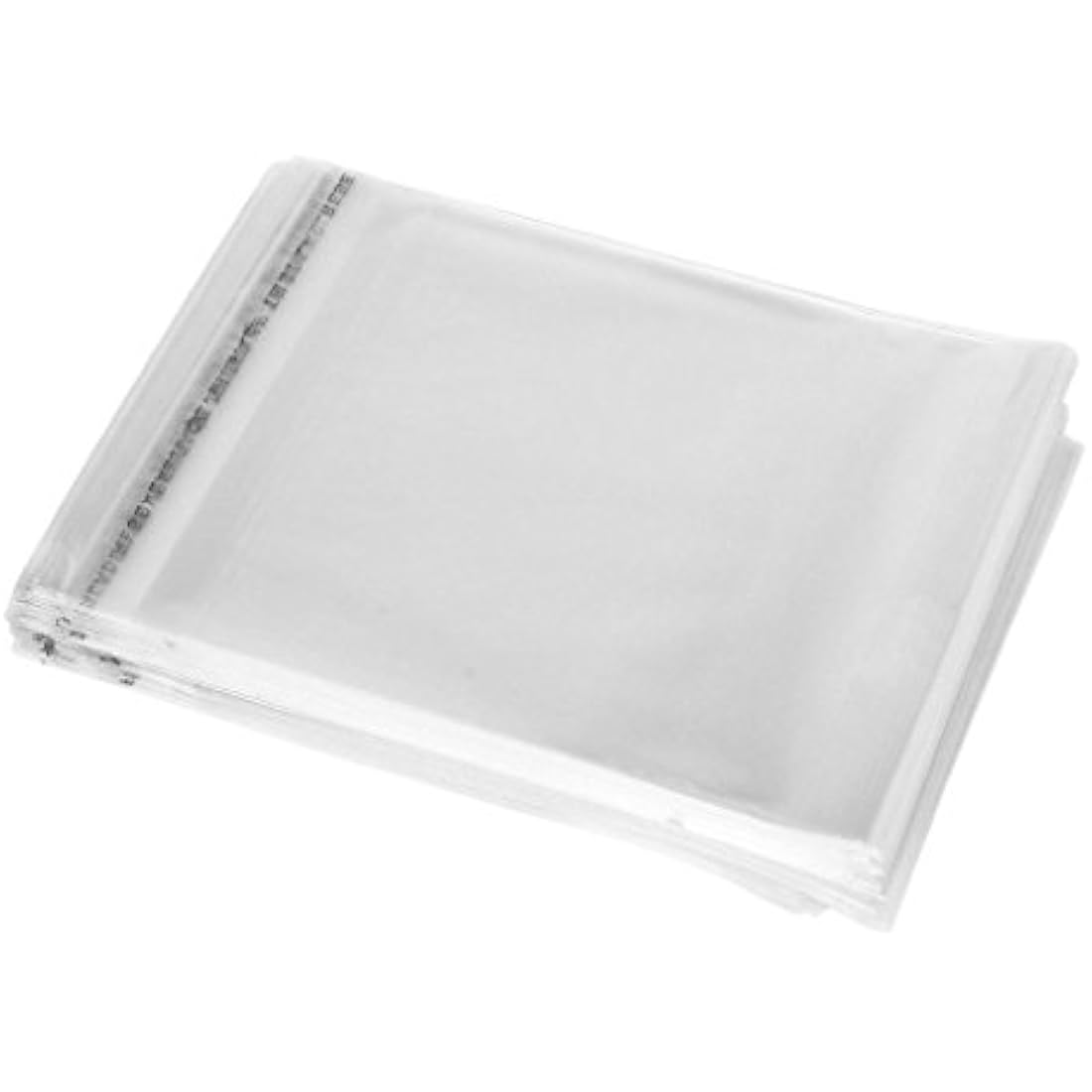 Sabco A4 Cellophane Bags - 100 Crystal Clear Self-Seal Display Bags