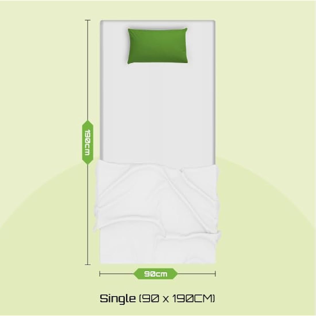 Starlight Beds Single Hybrid Mattress – Memory Foam & Springs, 18cm