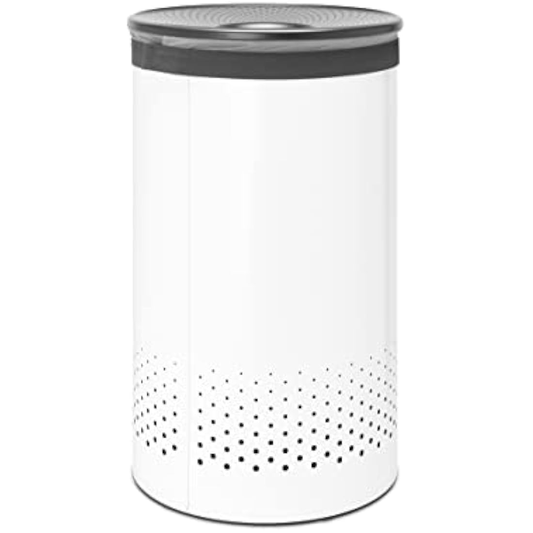 Brabantia 60L Laundry Bin – White Hamper with Removable Washable Bag